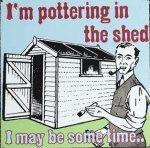 Pottering in the shed